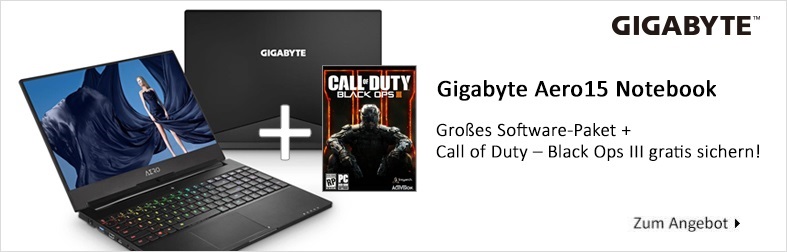 Gigabyte AERO 15 Aktion