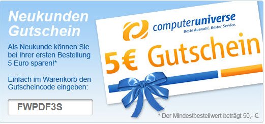 Gutscheine Von Computeruniverse Computeruniverse