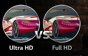 UltraHD vs FullHD