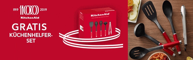 Gratis KitchenAid-Küchenhelfer-Set