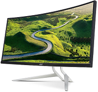 Curved Monitor groß