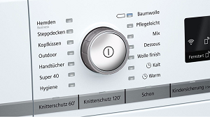 Programme Wäschetrockner