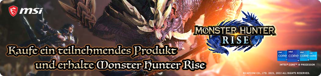 MSI Monster Hunter Rise Game Bundle"