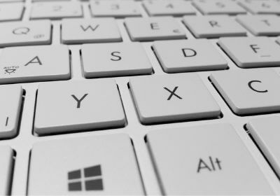 Windows Tastatur Nahaufnahme