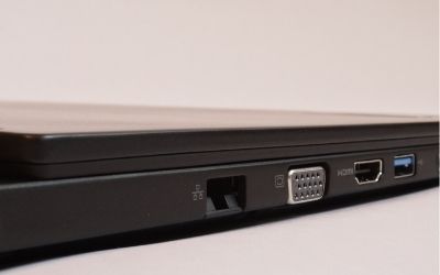 Black Laptop with USB 3 Port